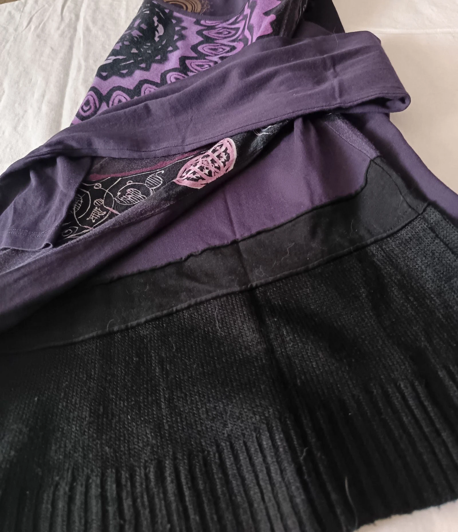 T-shirt de manga longa roxo Desigual tamanho M excelente estado – photo 4